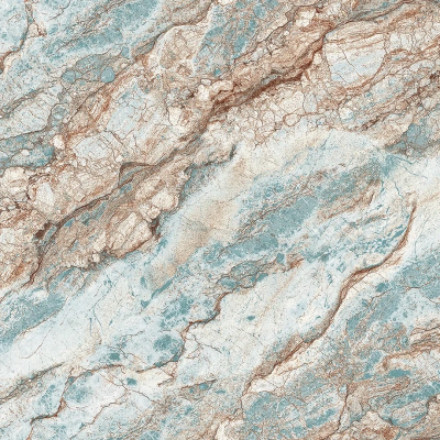 ER1605 мрамор изумруд с коричневым