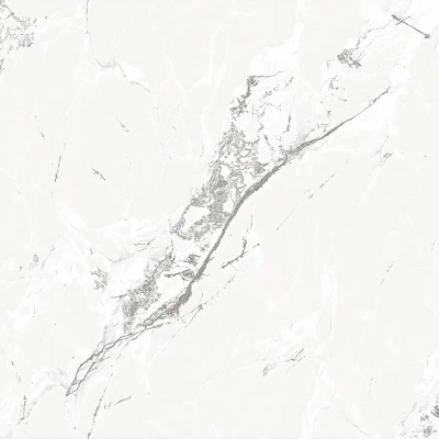 ER1706 мотив мрамор колотый белый с серебром