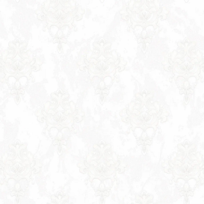 ER2603 мотив белый дамаск на белом мраморе