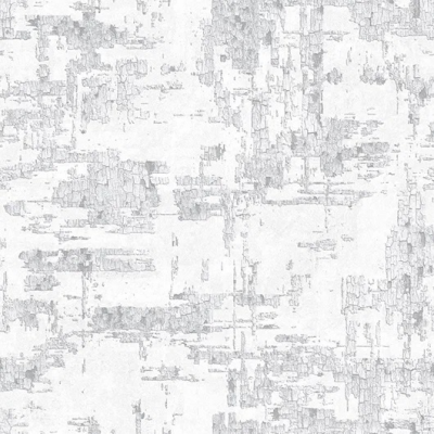 AK2612 мотив трещины на штукатурке серые на белом фоне