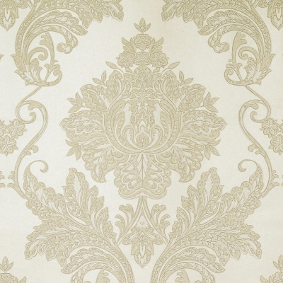 N55603 Мотив дамаск ванильный