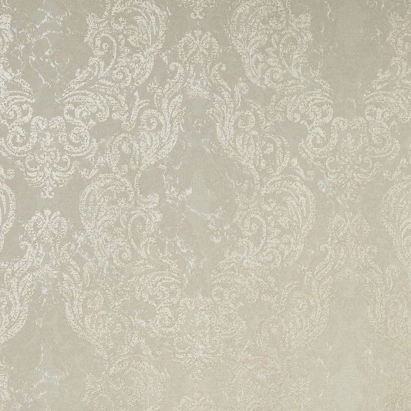 N55634 Мотив дамаск меандр бежево-серый