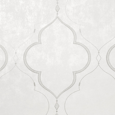 N55661 Мотив орнамент серебристо-серый