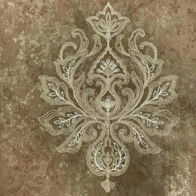 XSS0605 Дамаск на штукатурке коричн.