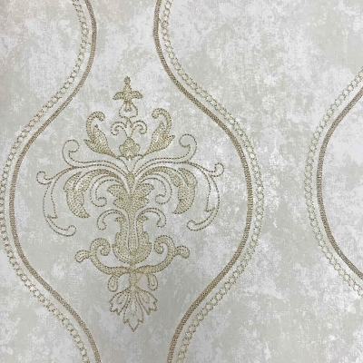 XSS0702 Дамаск на волне серо-зелен.