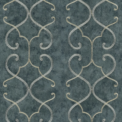 XSS0806 Орнамент на штукат.синий