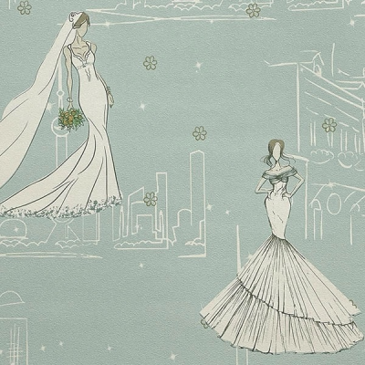 3511-3 мотив невесты на тиффани фоне