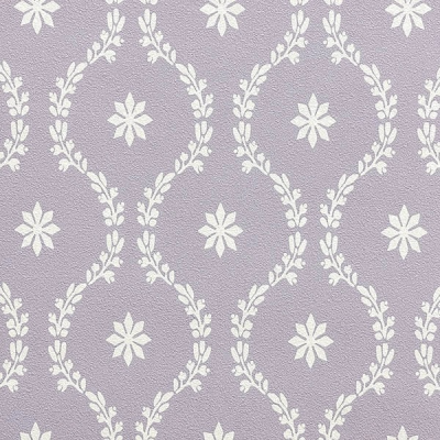 3517-1 мотив белый узор на сиреневом фоне