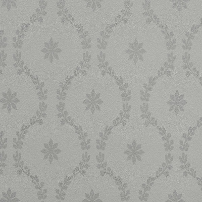 3517-6 мотив серябрянный узор на светло сером фоне