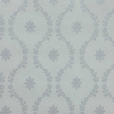 3517-9 мотив серебрянный узор голубом фоне