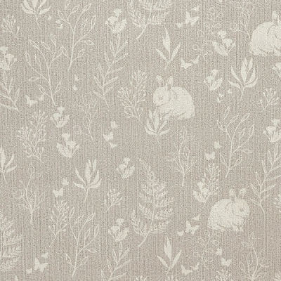 A3506-4 мотив кролики на св.сером фоне