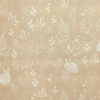 A3506-5 мотив кролики на персиковом фоне