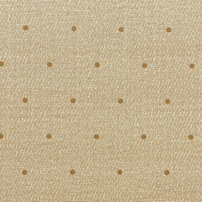 A3509-2 уни золотые горошки на бежевой рогожке