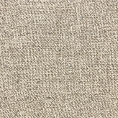 A3509-3 уни серебрянные горошки на рогожке св.коричневой