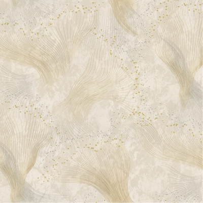 A3202-1 мотив медузы золотисто-серебряные на розово-перламут.мраморе