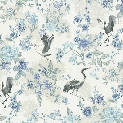 3501-5 мотив журавли на жемчужном мраморе