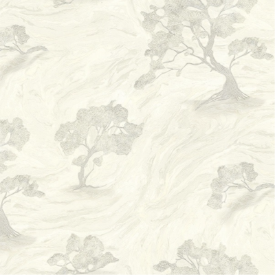 8062-9 Мотив серебристое дерево на жемчуж. мраморе