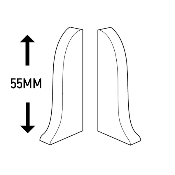 Заглушка левая и правая Royce 55 мм
