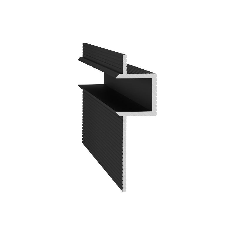 Теневая рейка Ликорн анодированная черная 8,8х10,7х2500мм