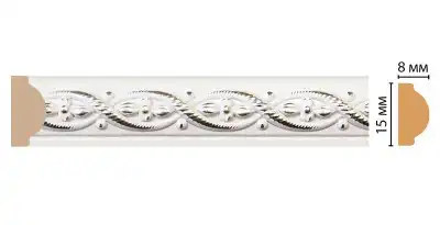 Молдинг DECOMASTER 130-7D ДМ (15*8*2400 мм)