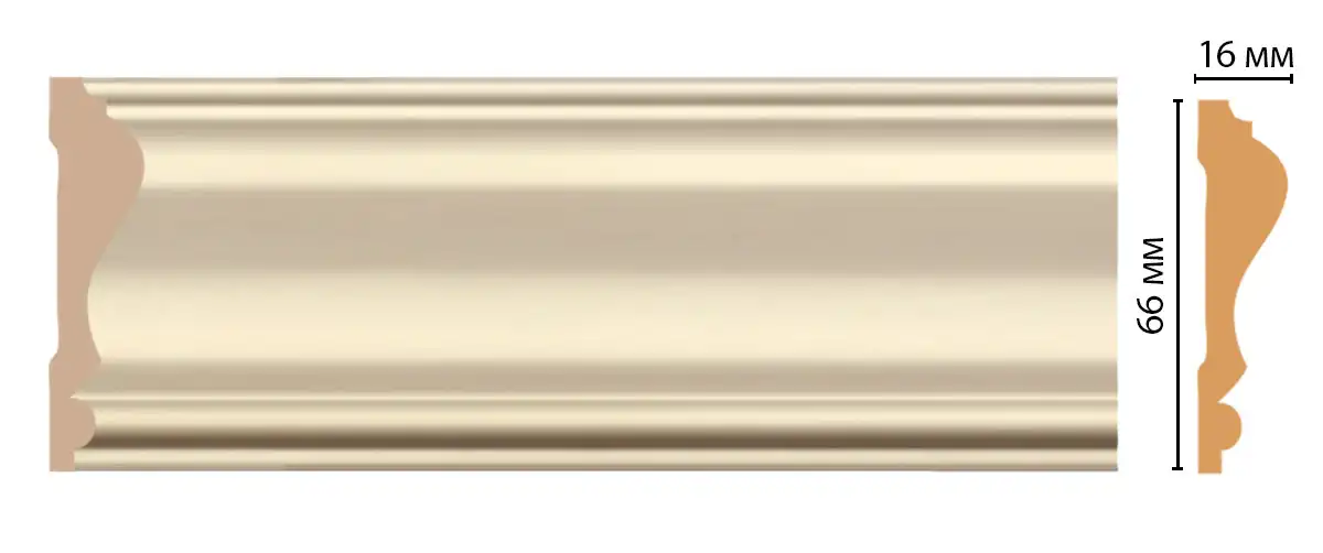 Молдинг DECOMASTER D022-61 (66*16*2400мм)