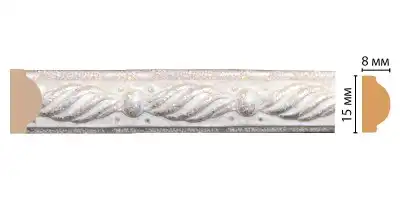 Молдинг DECOMASTER 130-19 ДМ (15*8*2400 мм)