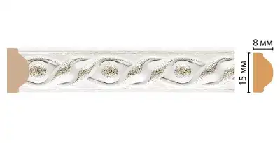 Молдинг DECOMASTER 130-42 ДМ (15*8*2400 мм)