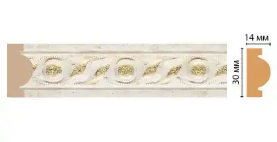 Молдинг DECOMASTER 157-41 ДМ (30*13*2400 мм)