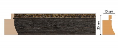 Багет DECOMASTER 584-1333 (25*15*2900мм)