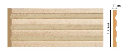 Пилястра DECOMASTER D201-59ДМ (100*11*2400мм)