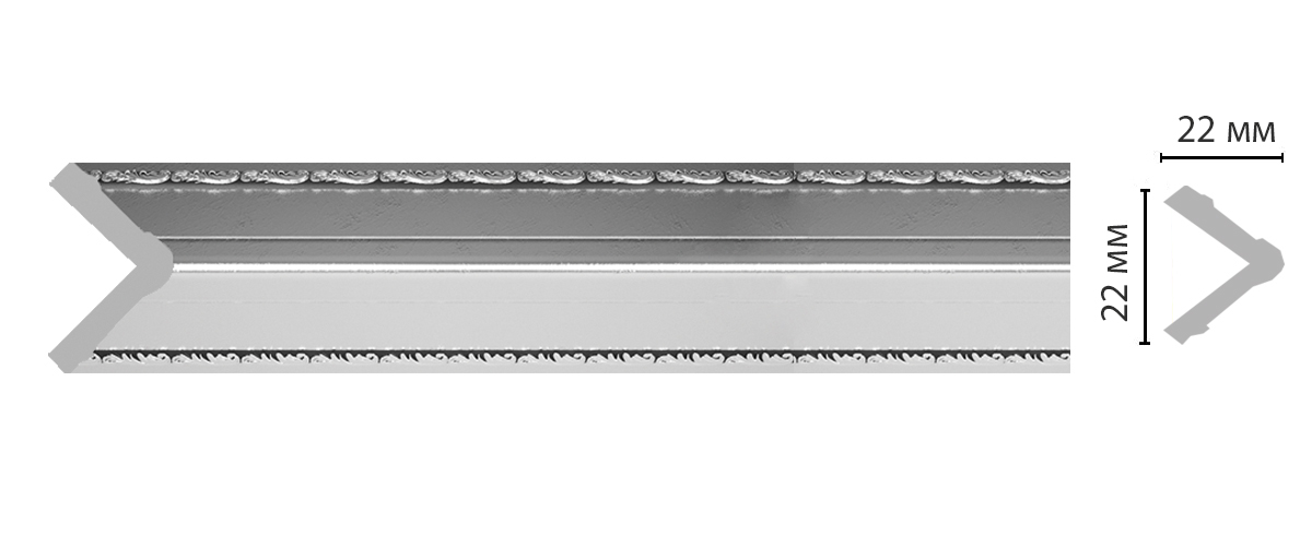 Угол DECOMASTER 116M-63 ДМ (22*22*2400 мм)