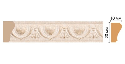 Молдинг DECOMASTER 103D-18D ДМ (20*10*2400 мм)