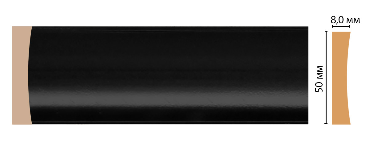 Молдинг DECOMASTER D045-195 (50*8*2400мм)