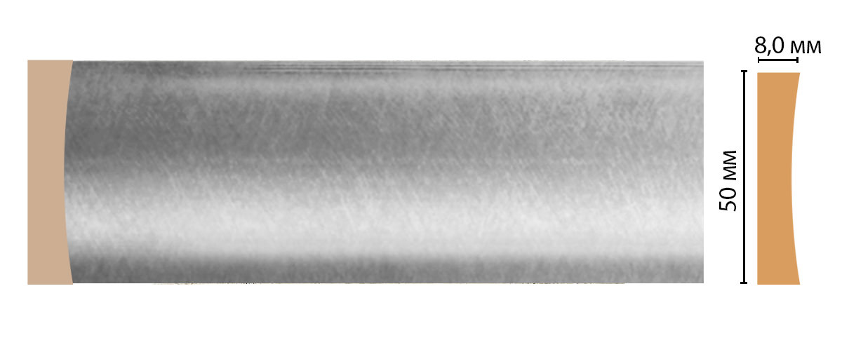 Молдинг DECOMASTER D045-375 (50*8*2400мм)