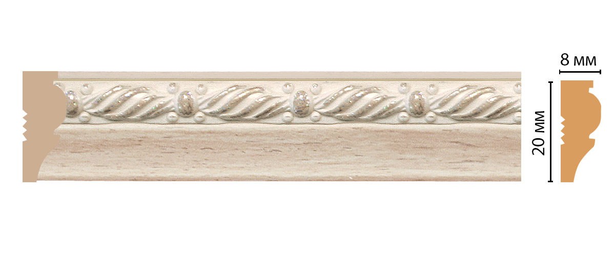Молдинг DECOMASTER 103-13 (20*8*2400мм)