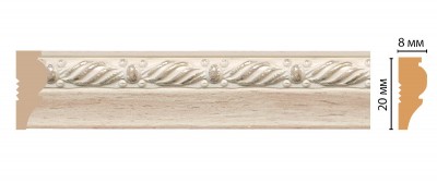 Молдинг DECOMASTER 103-13 (20*8*2400мм)