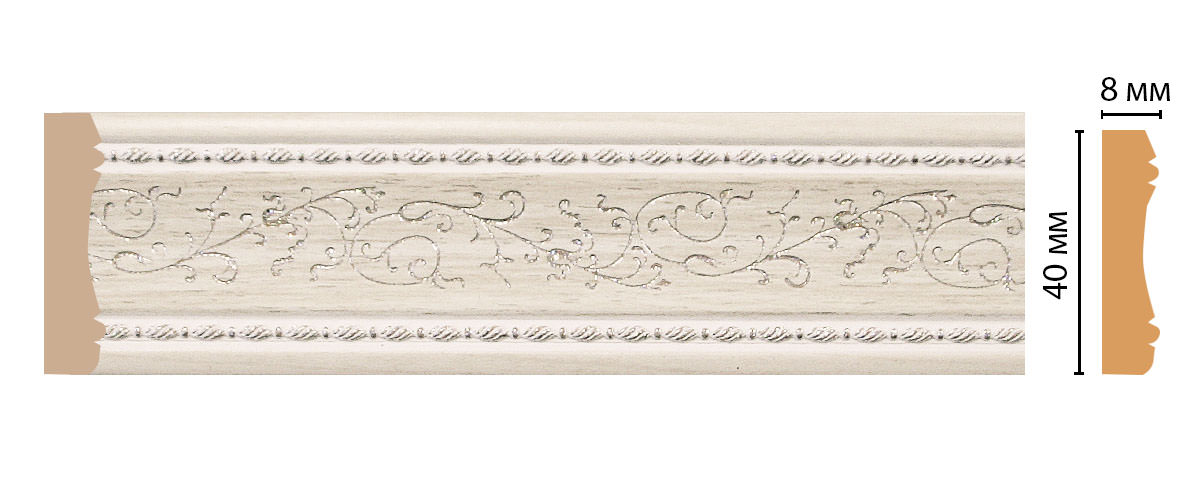 Молдинг DECOMASTER 188-14 (40*8*2400мм)