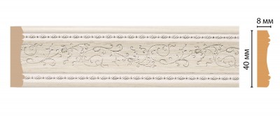 Молдинг DECOMASTER 188-14 (40*8*2400мм)