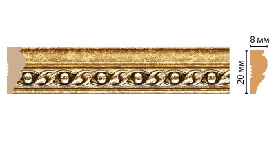 Молдинг DECOMASTER 103-43 (20*8*2400мм)