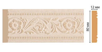 Молдинг DECOMASTER 150-18D (80*12*2400мм)