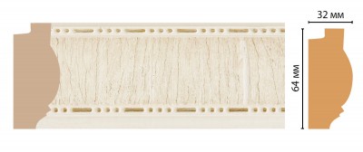 Багет  DECOMASTER 176-6 (64*32*2900мм)