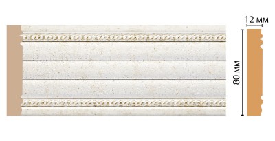 Молдинг DECOMASTER 150-40 (80*12*2400мм)