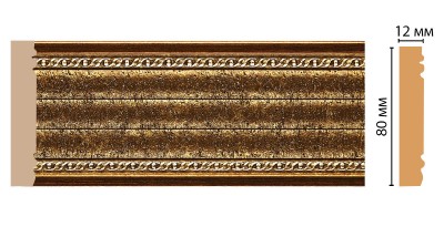 Молдинг DECOMASTER 150-43 (80*12*2400мм)