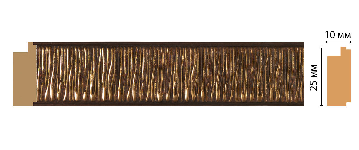Молдинг DECOMASTER 102-51 (25*10*2400мм)