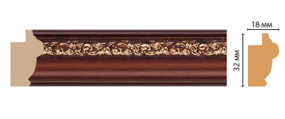 Багет DECOMASTER 534-52 (32*18*2900мм)