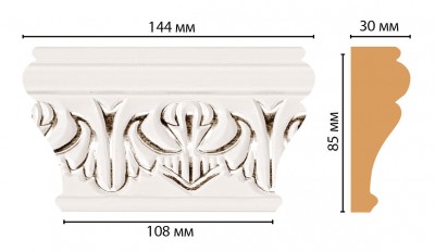 Капитель DECOMASTER D202-60 (144*85*30мм)