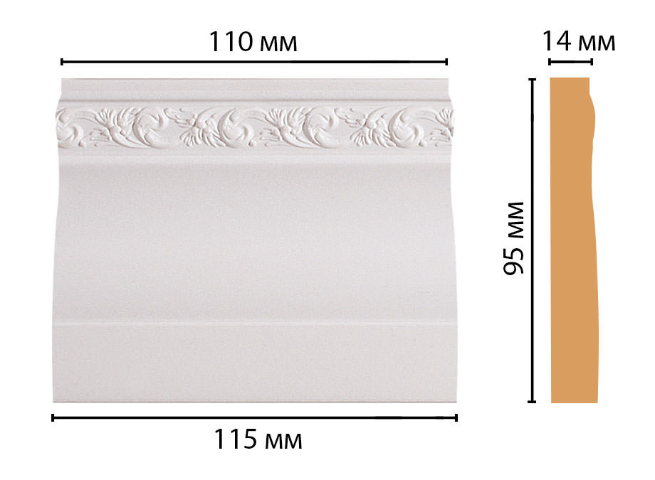 Основание DECOMASTER D204-115 (115*95*14мм)