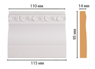 Основание DECOMASTER D204-115 (115*95*14мм)