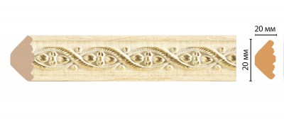 Угол DECOMASTER 132M-5 (20*20*2400мм)