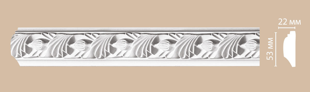 Молдинг с рисунком DECOMASTER 98102 (53*22*2400мм)